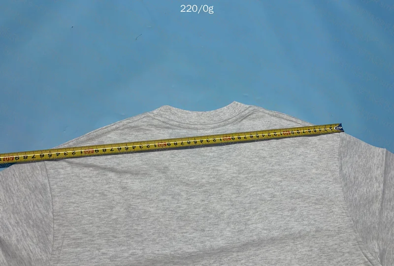 100% Cotton T-Shirt with Measurements 8