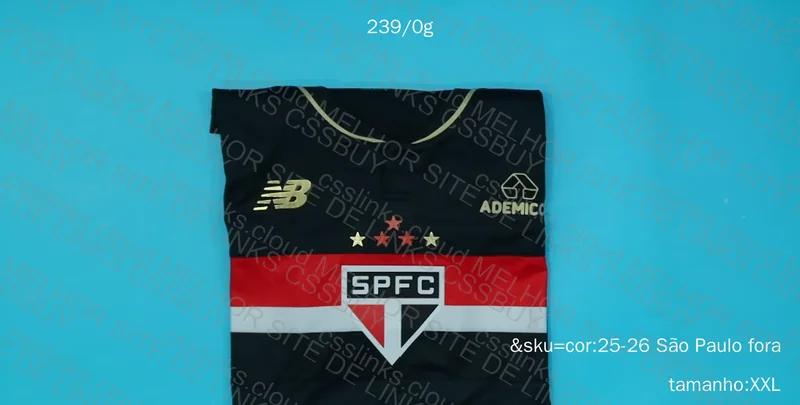 São Paulo T-Shirt - XXL Black 2