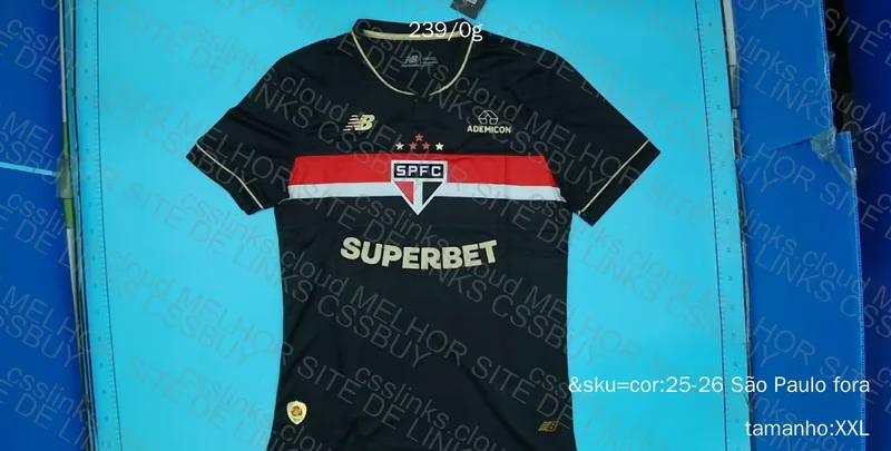 São Paulo T-Shirt - XXL Black 3