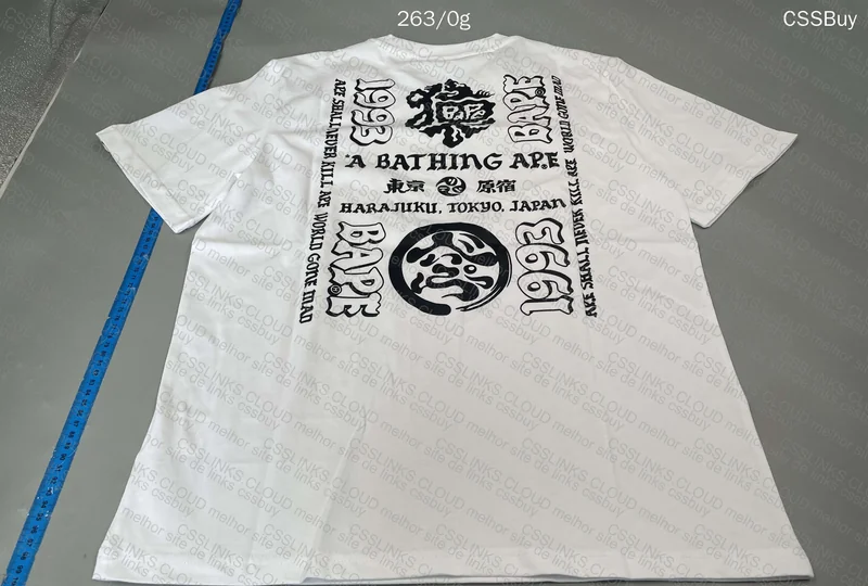 A BATHING APE® - Japan Culture Lettered Tee 3