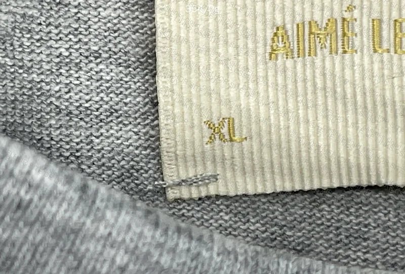 Aimé Leon Dore Embroidered Logo Grey T-Shirt 10