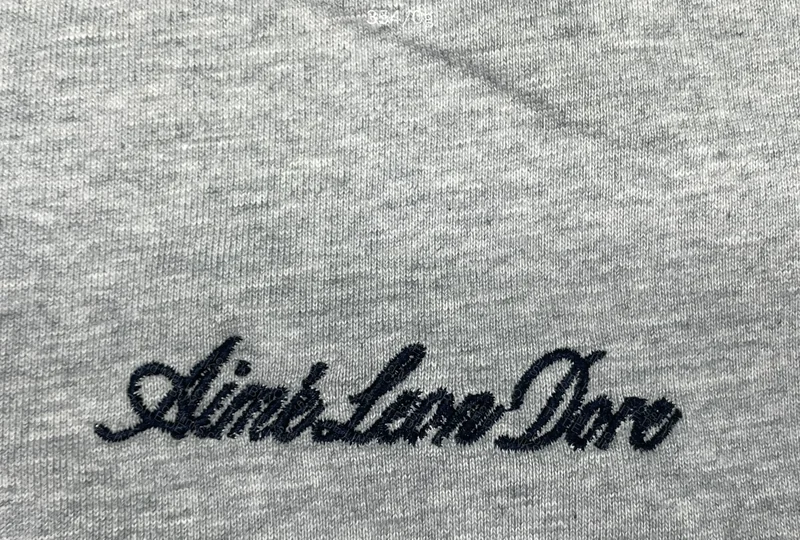 Aimé Leon Dore Embroidered Logo Grey T-Shirt 6