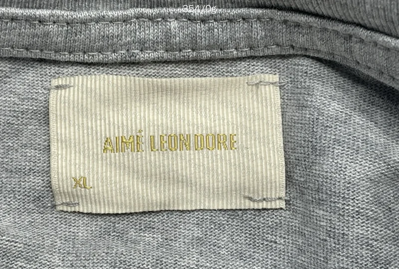 Aimé Leon Dore Embroidered Logo Grey T-Shirt 8