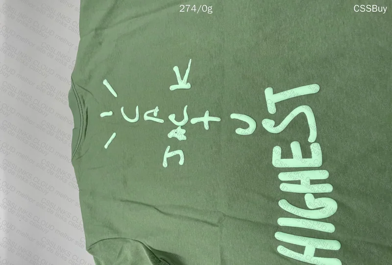 Air Jordan x Travis Scott Cactus Jack Highest Oliva T-Shirt 5