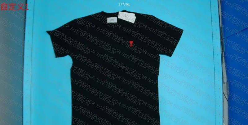 Ami Paris Black T-Shirt 3