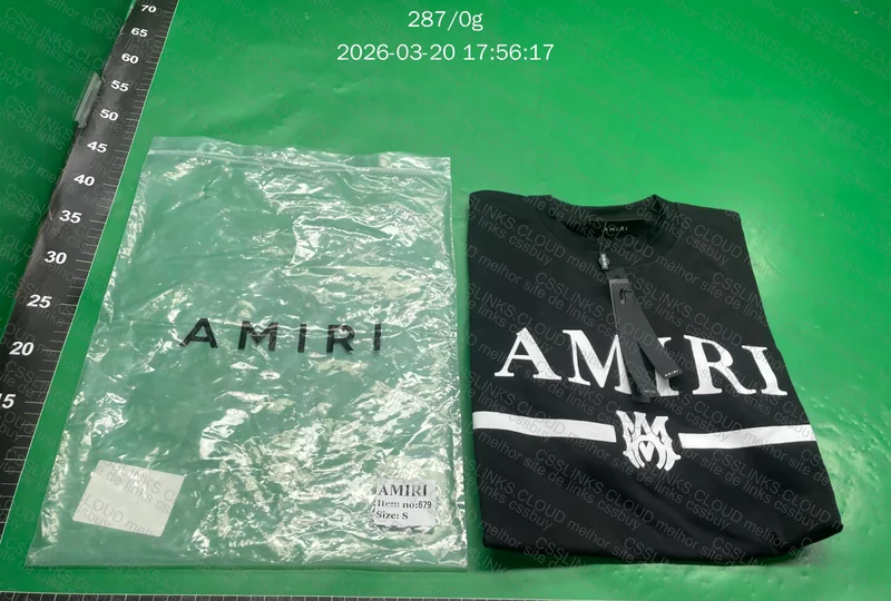 Camiseta Amiri (com medidas)