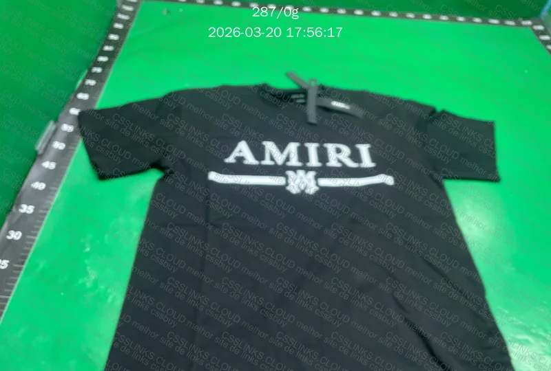 Camiseta Amiri (com medidas) 3