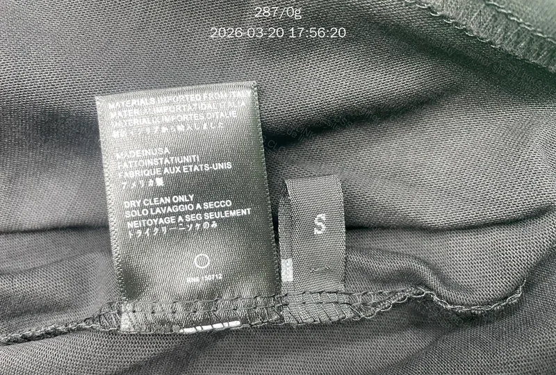 Camiseta Amiri (com medidas) 7