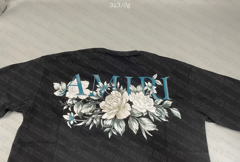 Amiri Floral Logo Tee 2