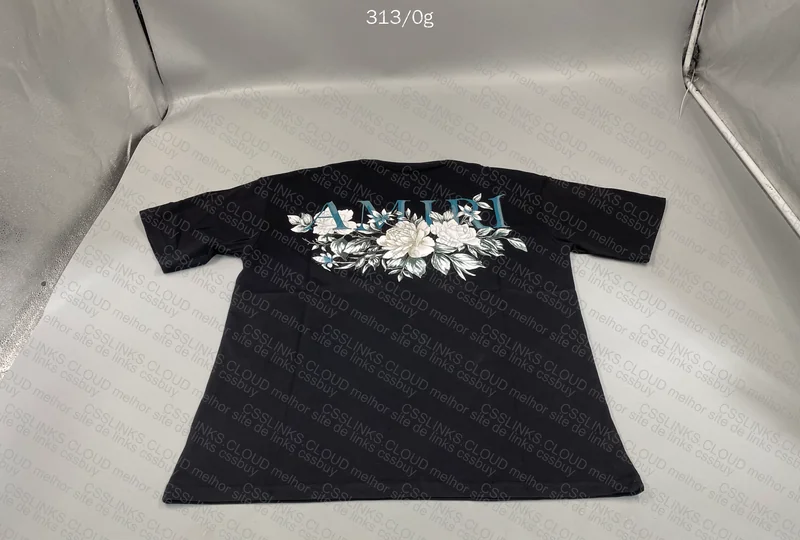 Amiri Floral Logo Tee 3