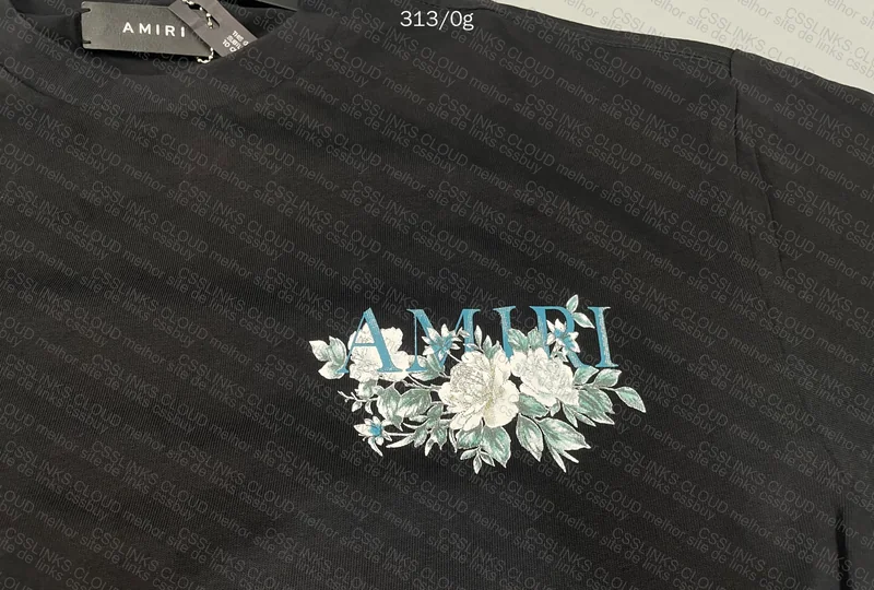 Amiri Floral Logo Tee 6