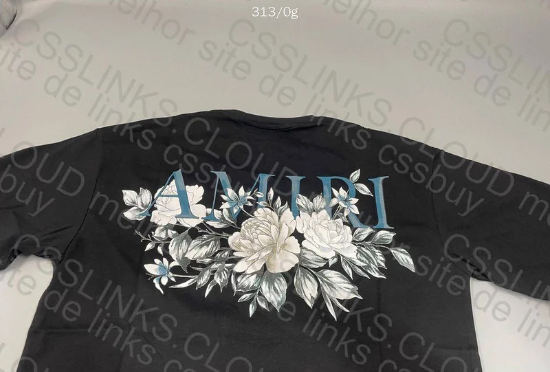 Amiri Floral Logo Tee 7