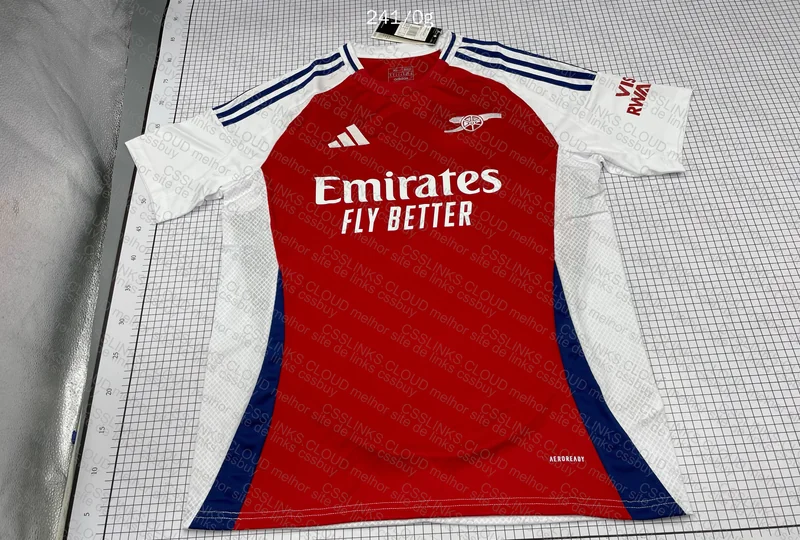 Arsenal T-Shirt (with Measurements)