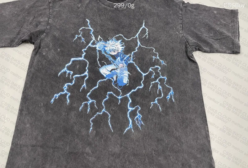 Artie Master Oversized Vintage Killua T-Shirt 3