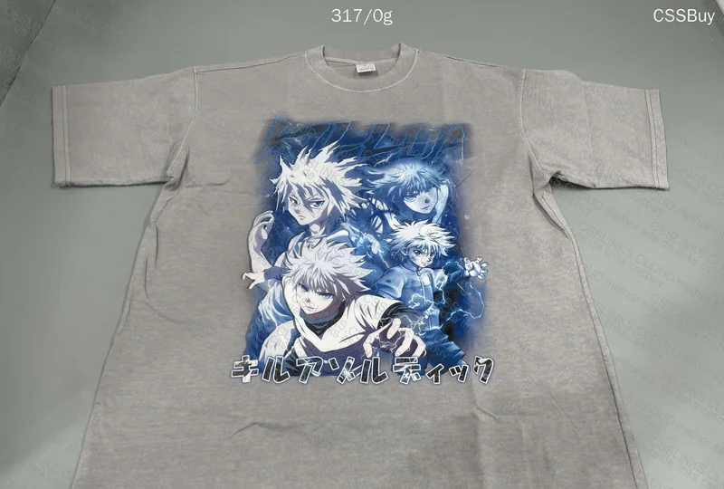 Artiemaster Killua T-Shirt with Measurements