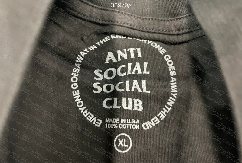 ASSC (Anti Social Social Club) T-shirt - With Measurements (RL Awesome!)