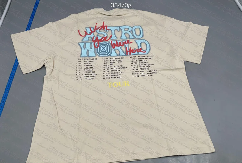 Astroworld 'I Wish You Were Here' T-shirt 4