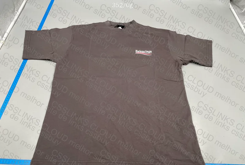 Balenciaga T-Shirt Crack Print