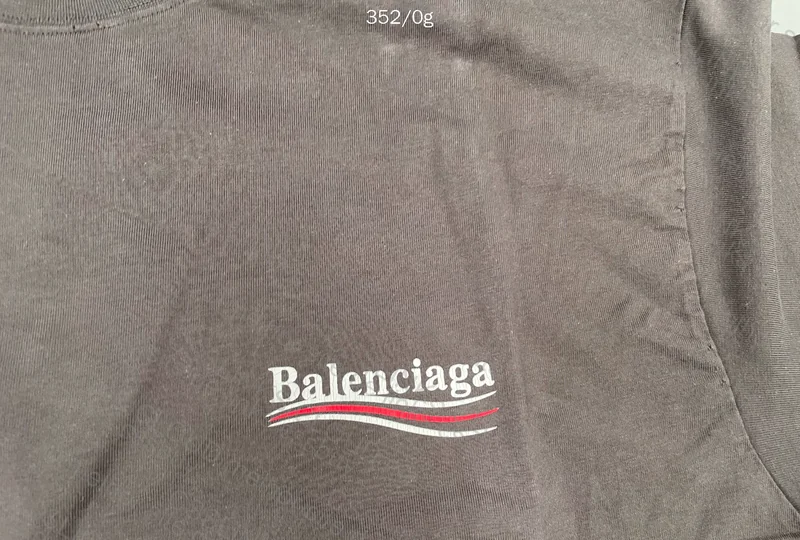 Balenciaga T-Shirt Crack Print 2
