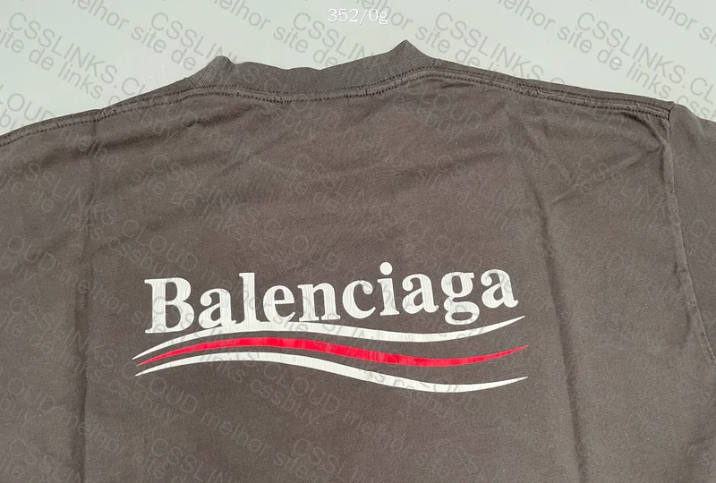 Balenciaga T-Shirt Crack Print 5