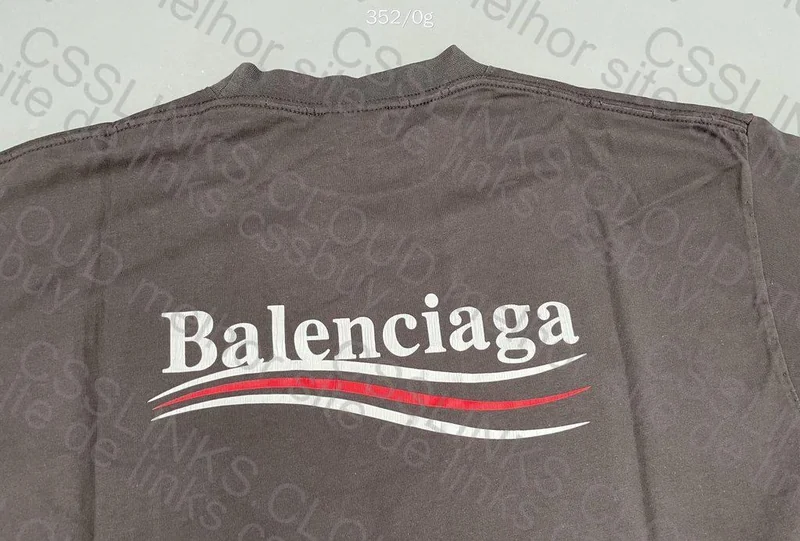 Balenciaga T-Shirt Crack Print 6