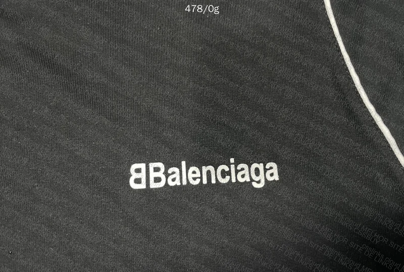 Balenciaga T-Shirt Soccer - Black 5