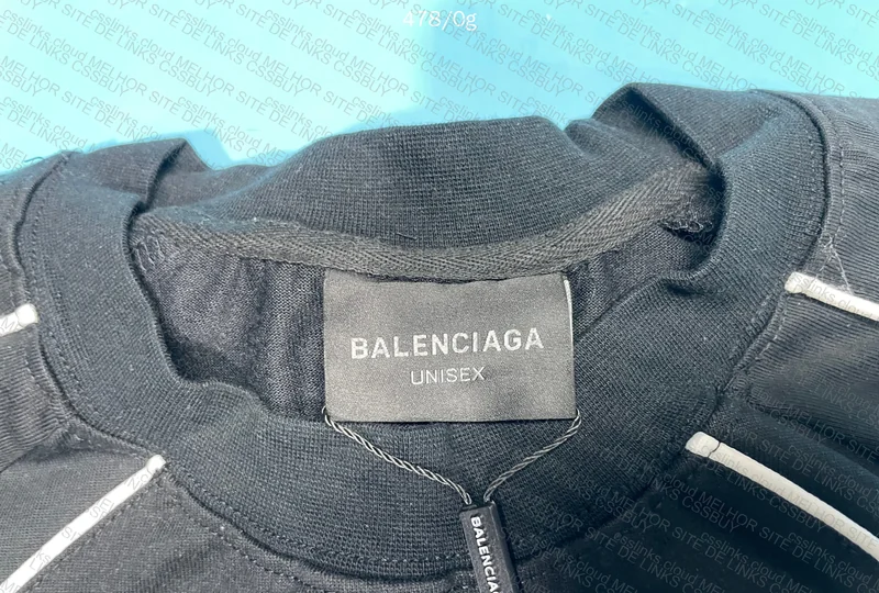 Balenciaga T-Shirt Soccer - Black 6