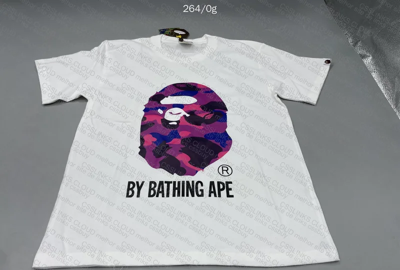 White/Purple BAPE T-Shirt