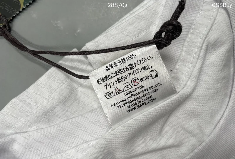 BAPE T-Shirt GL? (with Measurements) 9