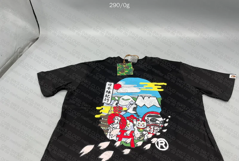 Black BAPE Japan Culture T-Shirt