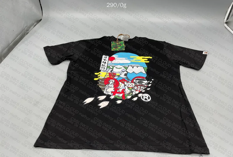 Black BAPE Japan Culture T-Shirt 3