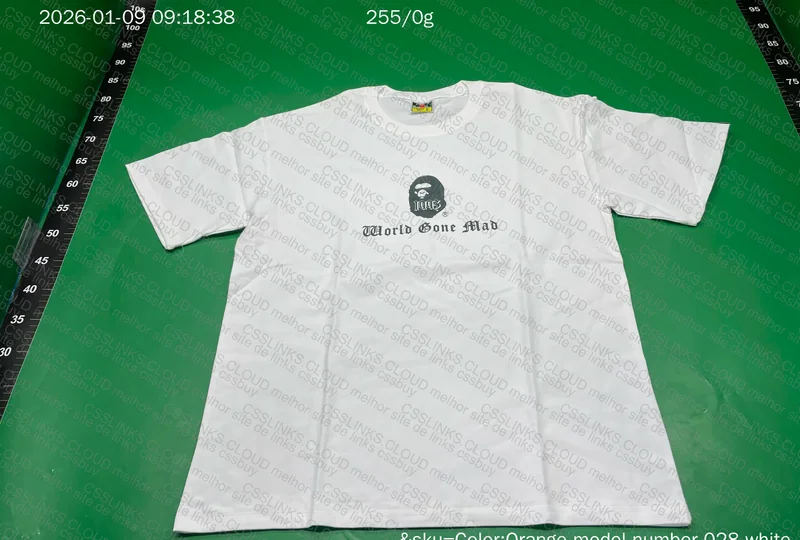 Camiseta BAPE WGM Branca