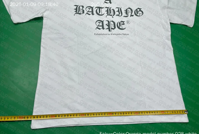 Camiseta BAPE WGM Branca 2