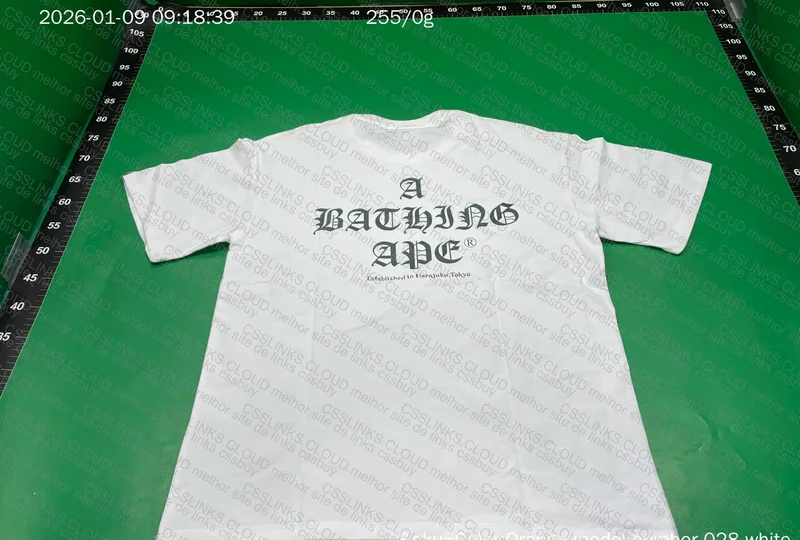 Camiseta BAPE WGM Branca 3