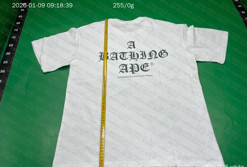 Camiseta BAPE WGM Branca 5