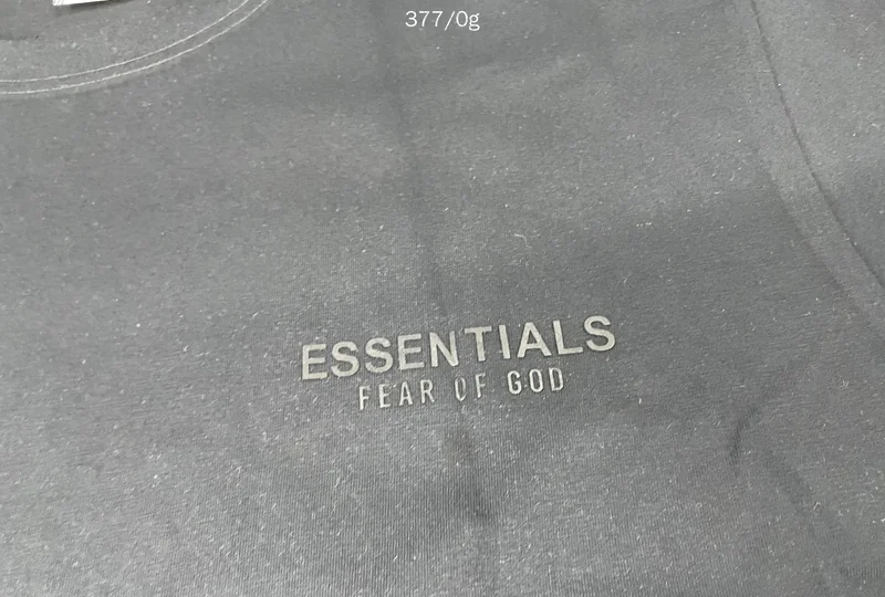 Basic Essentials FOG T-Shirt (with measurement) 3