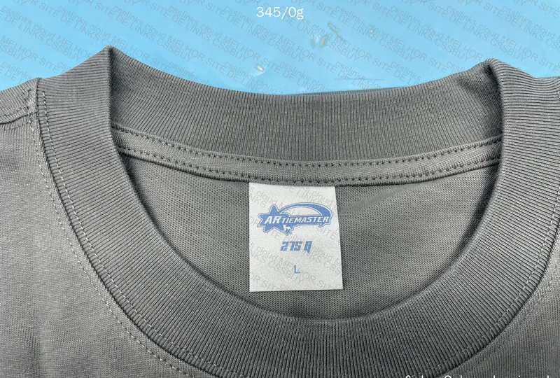 Basic Gray Artiemaster Plain T-Shirt 2