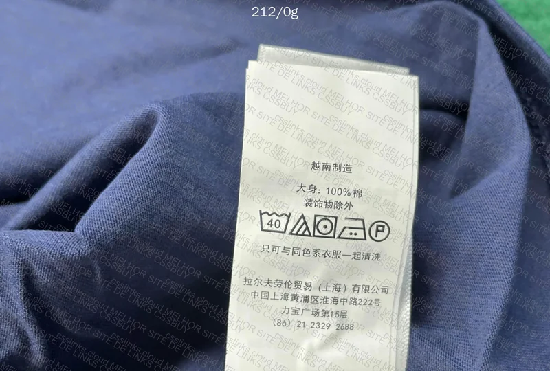 Basic Navy Blue RL T-Shirt 3