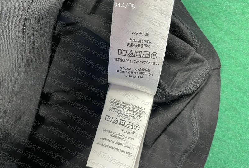 Black RL Basic T-Shirt 3