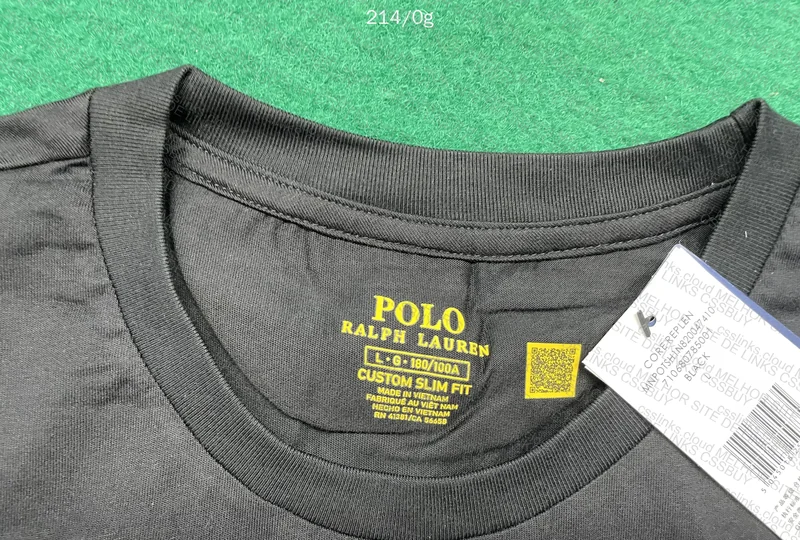 Black RL Basic T-Shirt 5