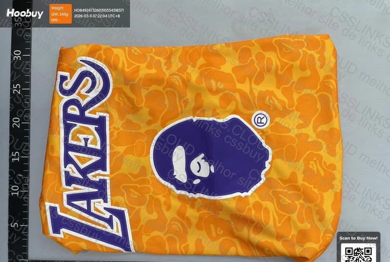 Camiseta Basquete - Lakers x BAPE 3