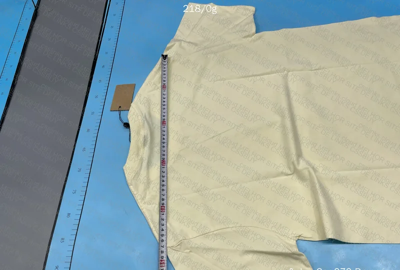 Beige Doberman Stussy T-Shirt + Measurements 7