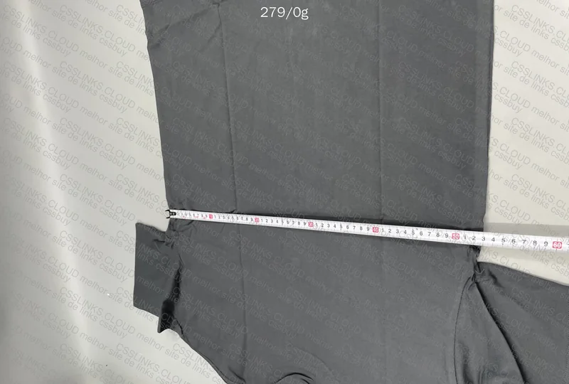Boxy 250G T-Shirt - Dark Gray (Measurements) 4
