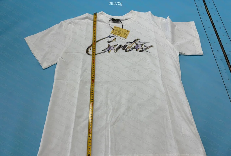 White Corteiz T-Shirt with Measurements 3