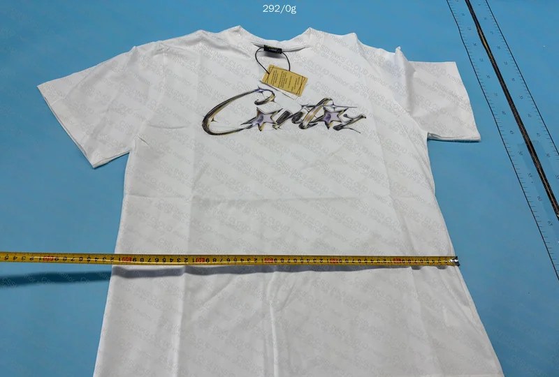 White Corteiz T-Shirt with Measurements 4
