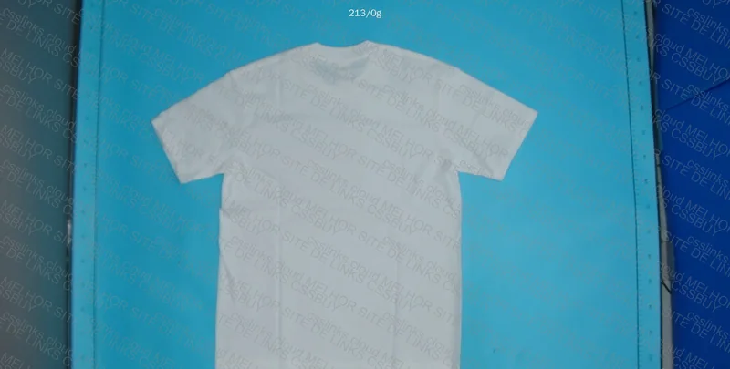 Basic Plain White T-Shirt