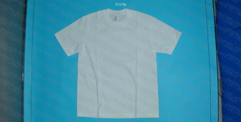 Basic Plain White T-Shirt 2