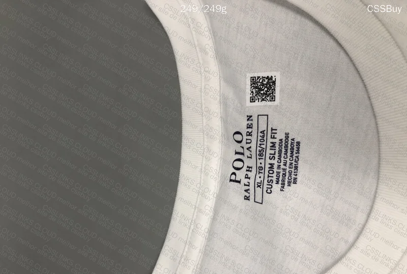 White Ralph Lauren 1:1 T-Shirt 3