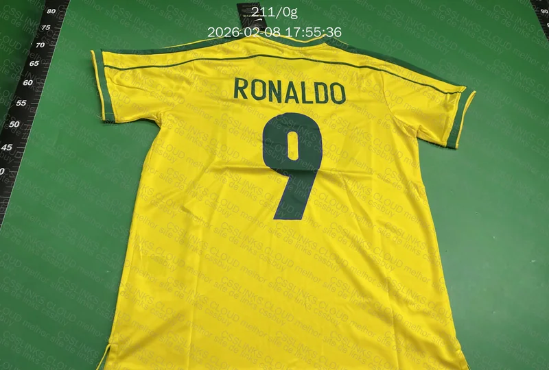 Camiseta Brasil 1998 R9 6