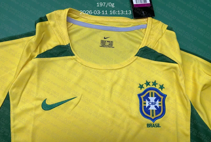 Camiseta Brasil 2002 com medidas 3
